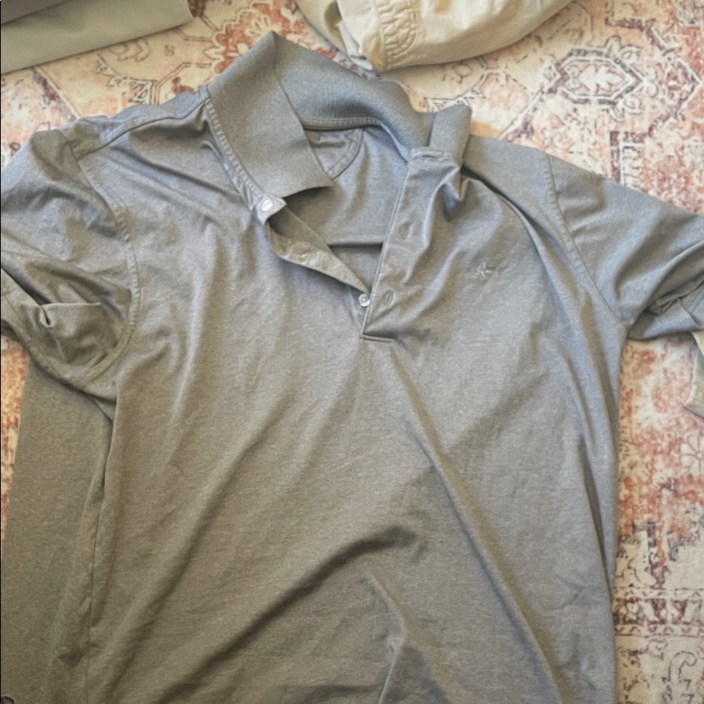 Greg Norman Collection Light Gray Polo Shirt